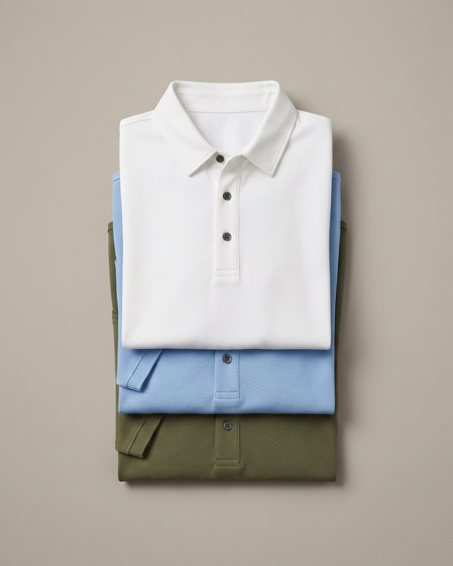 Polos Homme - trois polos plies