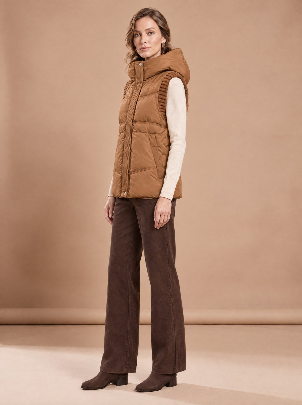 Gilet Berthe vu de trois-quarts