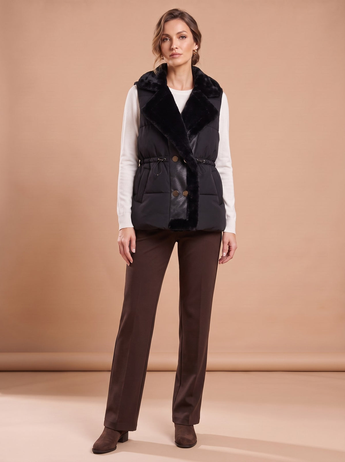 Gilet Huguette porté