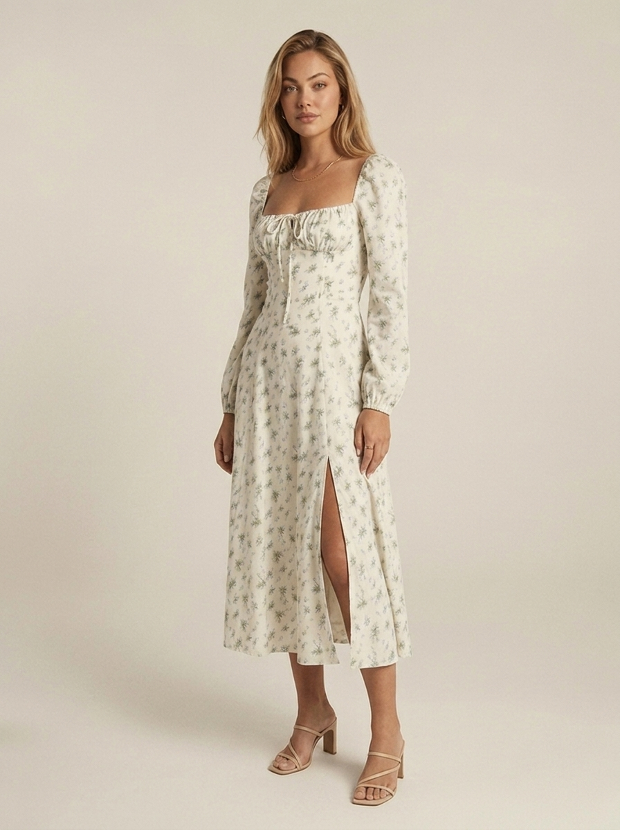 Robe Eloise vue trois-quarts