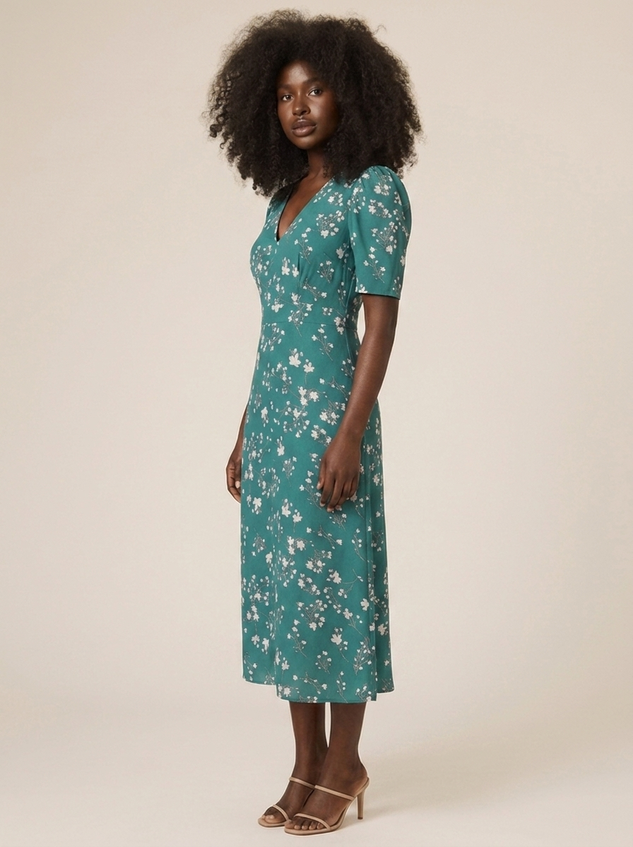 Robe Ophelie vue trois-quarts