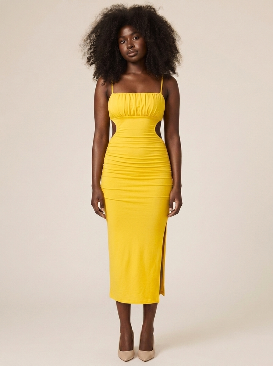 Robe Anais Jaune
