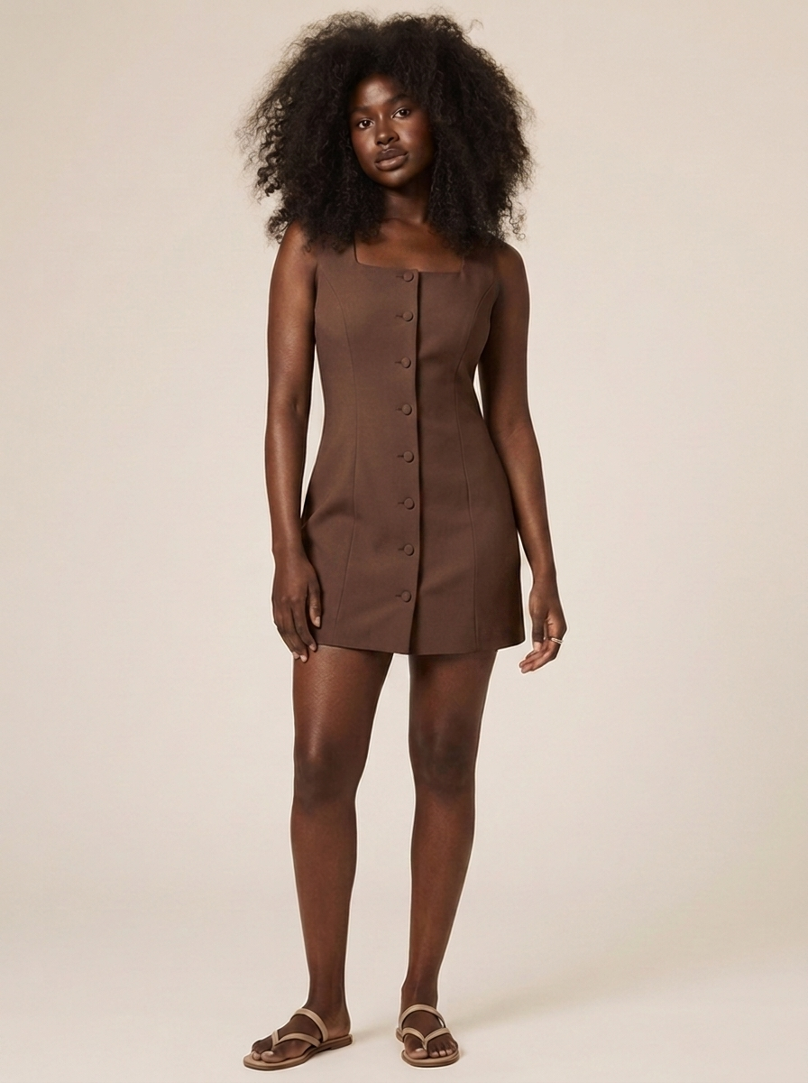 Robe Apolline Marron