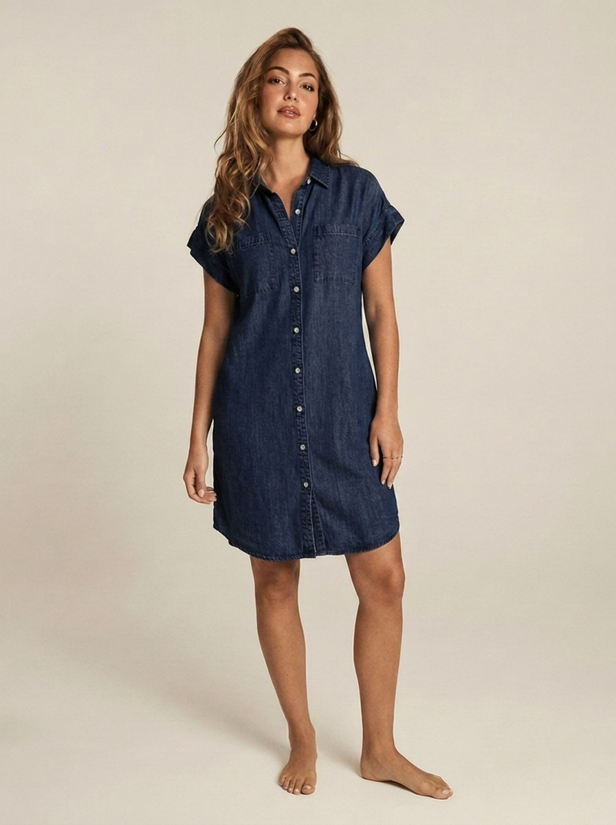 Robe Camille Bleu marine