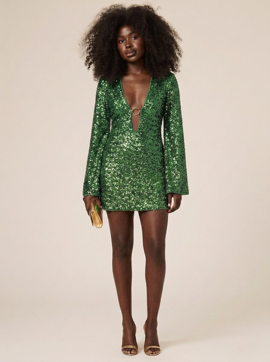 Robe Eleonore Vert