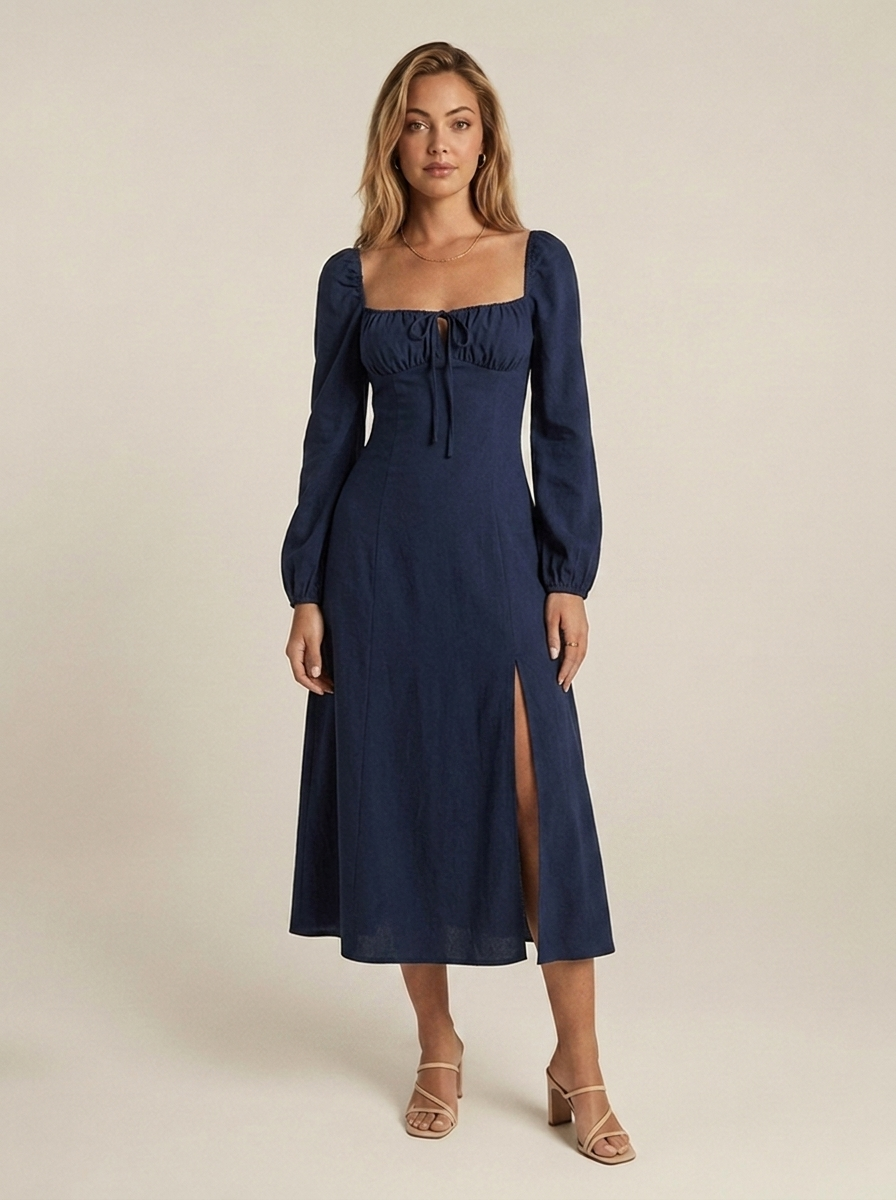 Robe Eloise Bleu marine