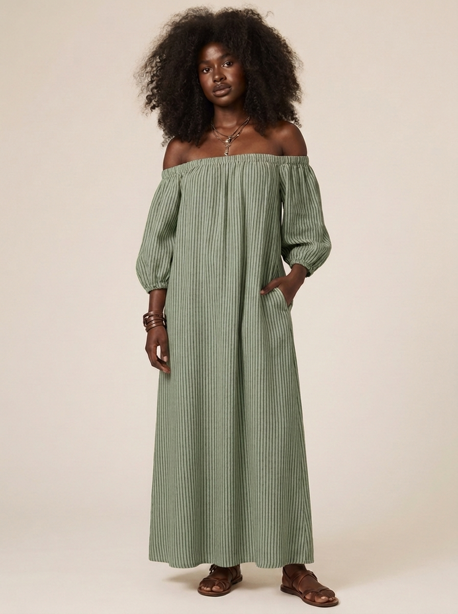 Robe Emeline Vert