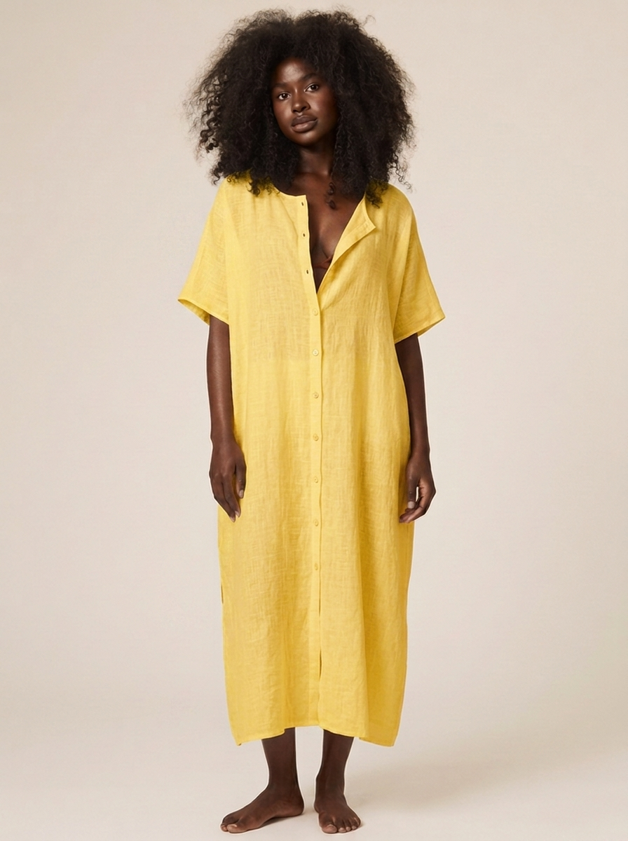 Robe Iris Jaune