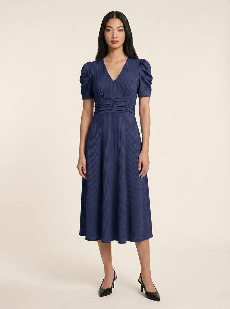 Robe Pauline Bleu marine