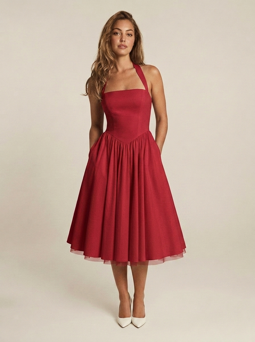 Robe Romane Rouge