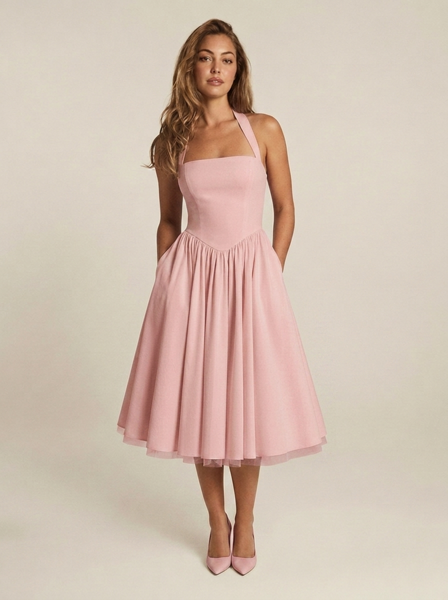 Robe Romane Rose