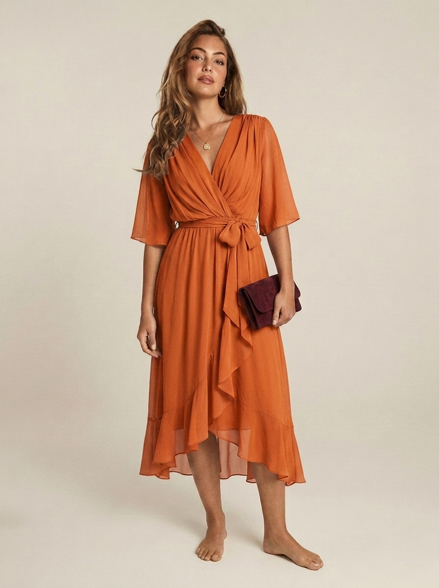 Robe Sixtine Orange