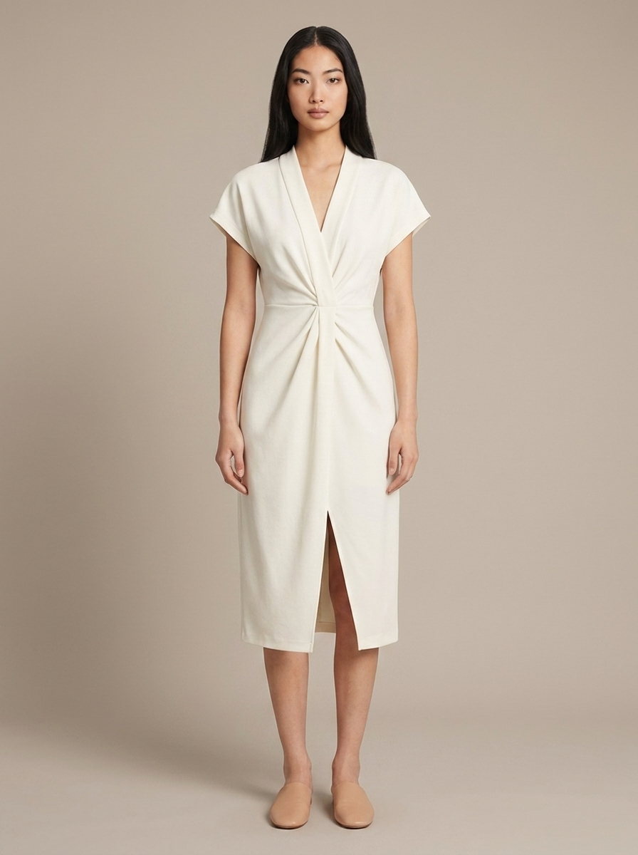 Robe Amandine Blanc casse