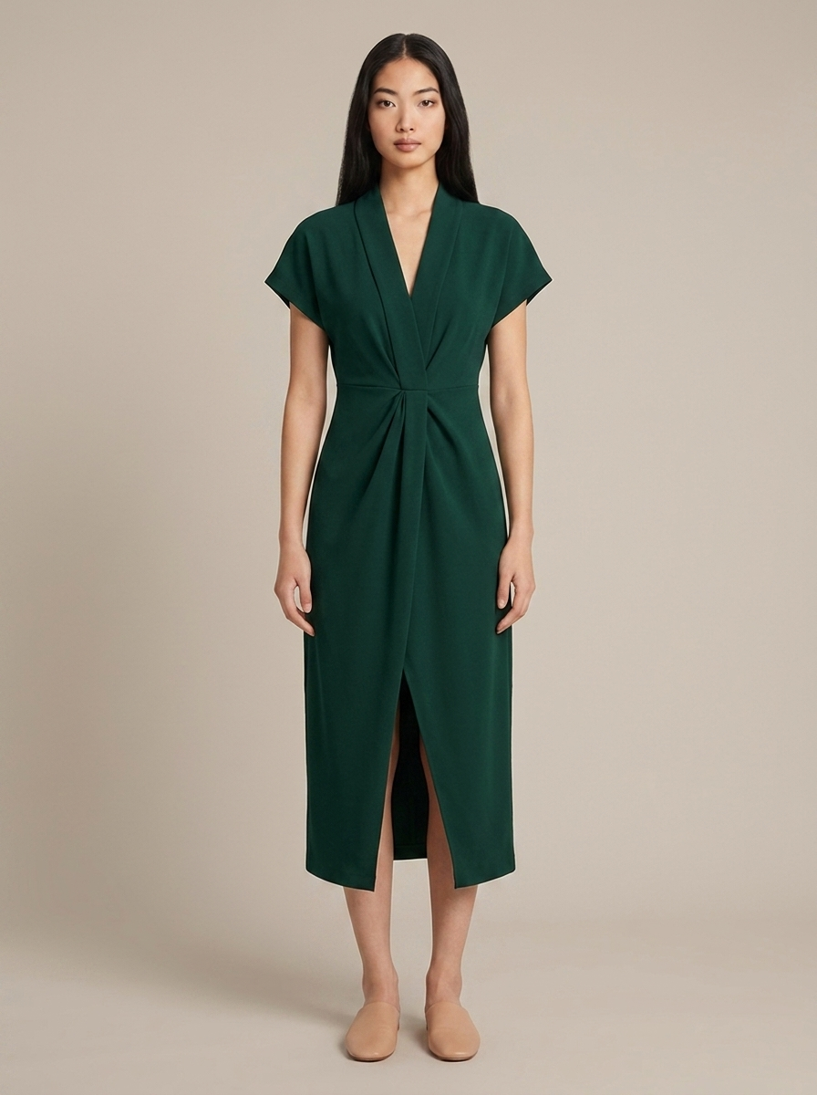 Robe Amandine Vert fonce