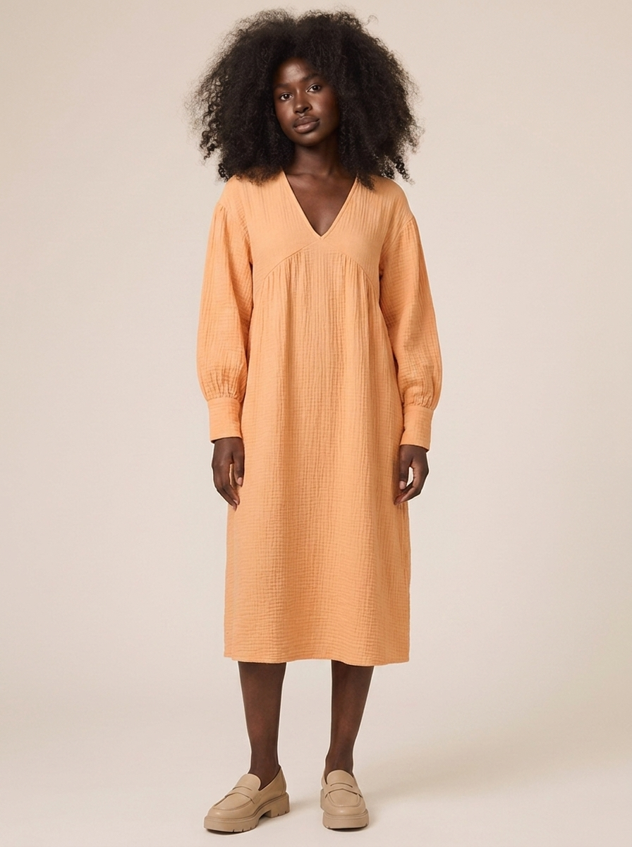 Robe Albane Abricot