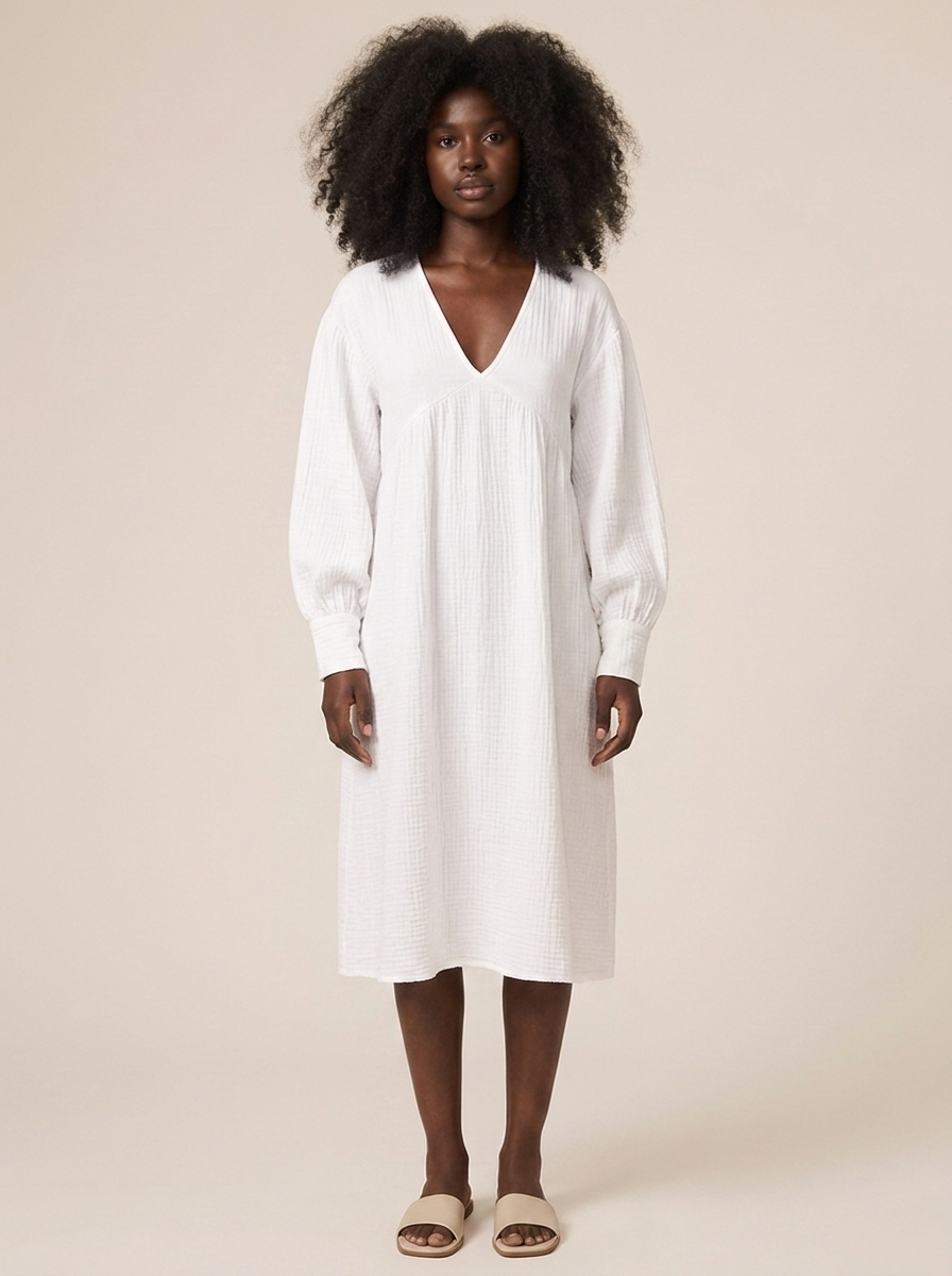 Robe Albane Blanc