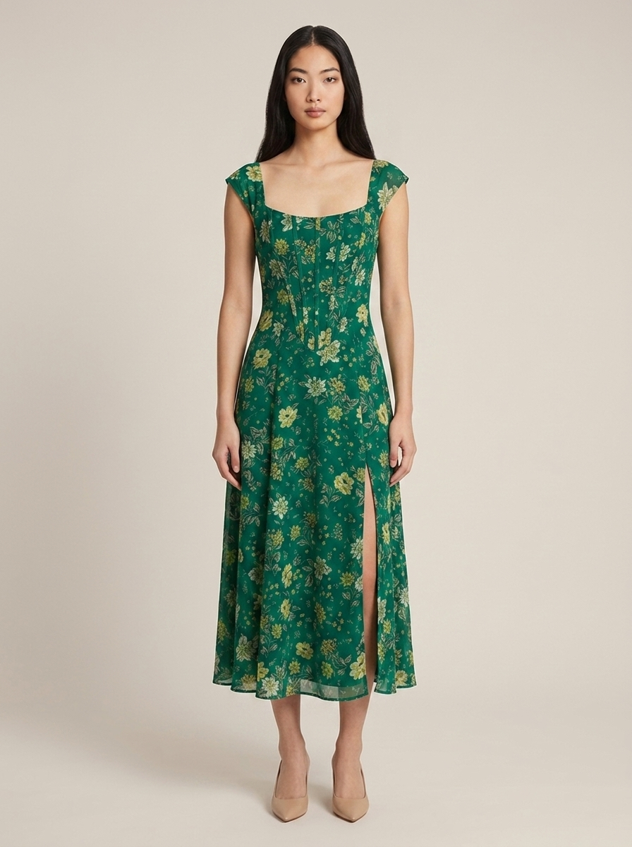 Robe Ariane Vert