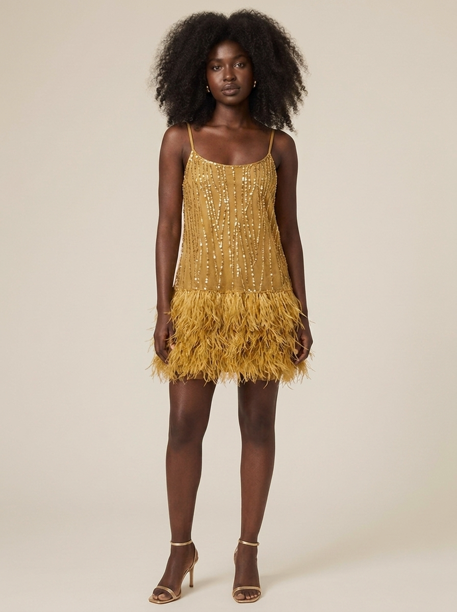 Diane Dress – Gold