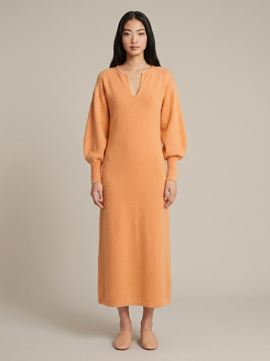 Robe Flavie Abricot