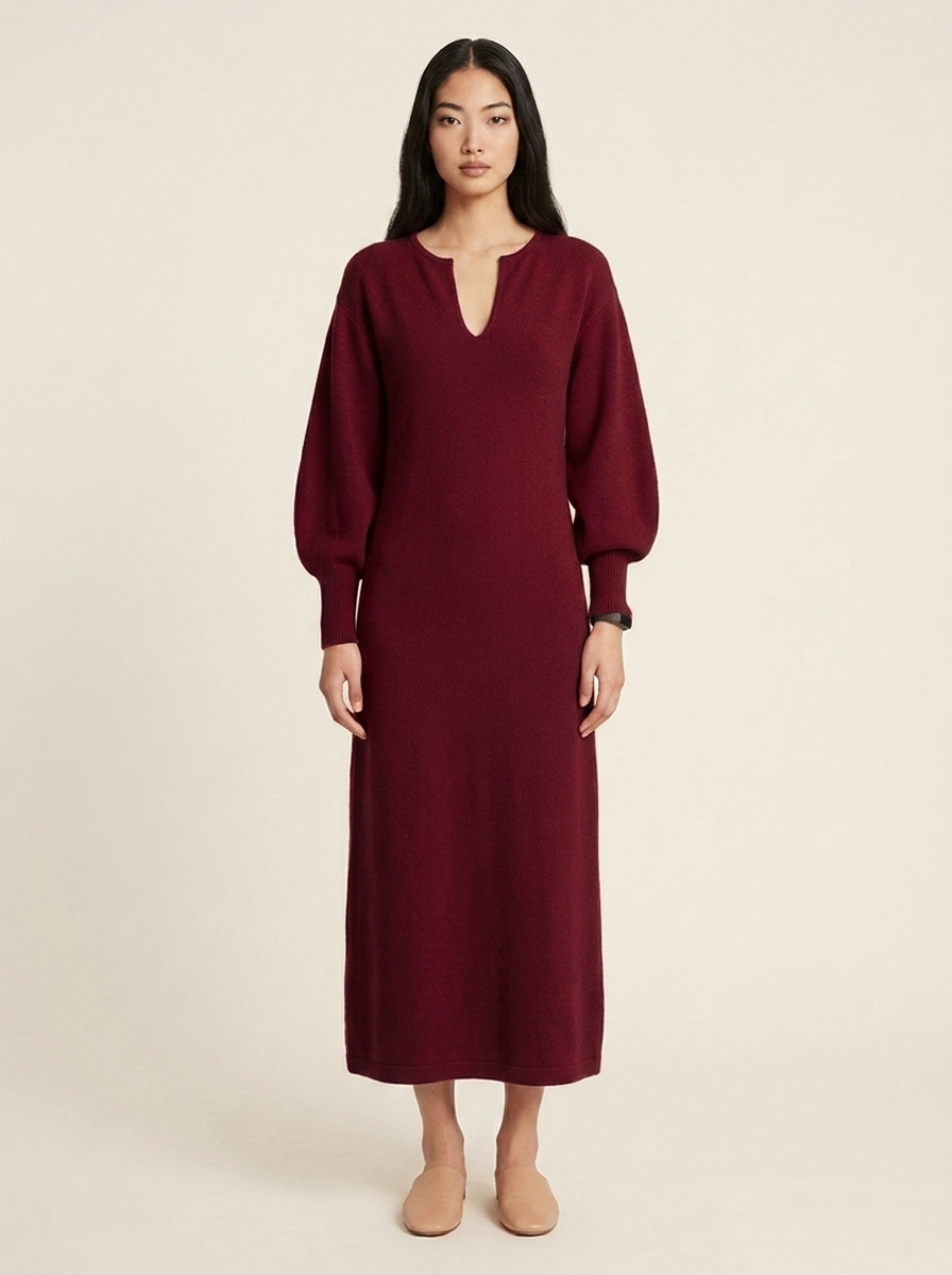 Robe Flavie Bordeaux