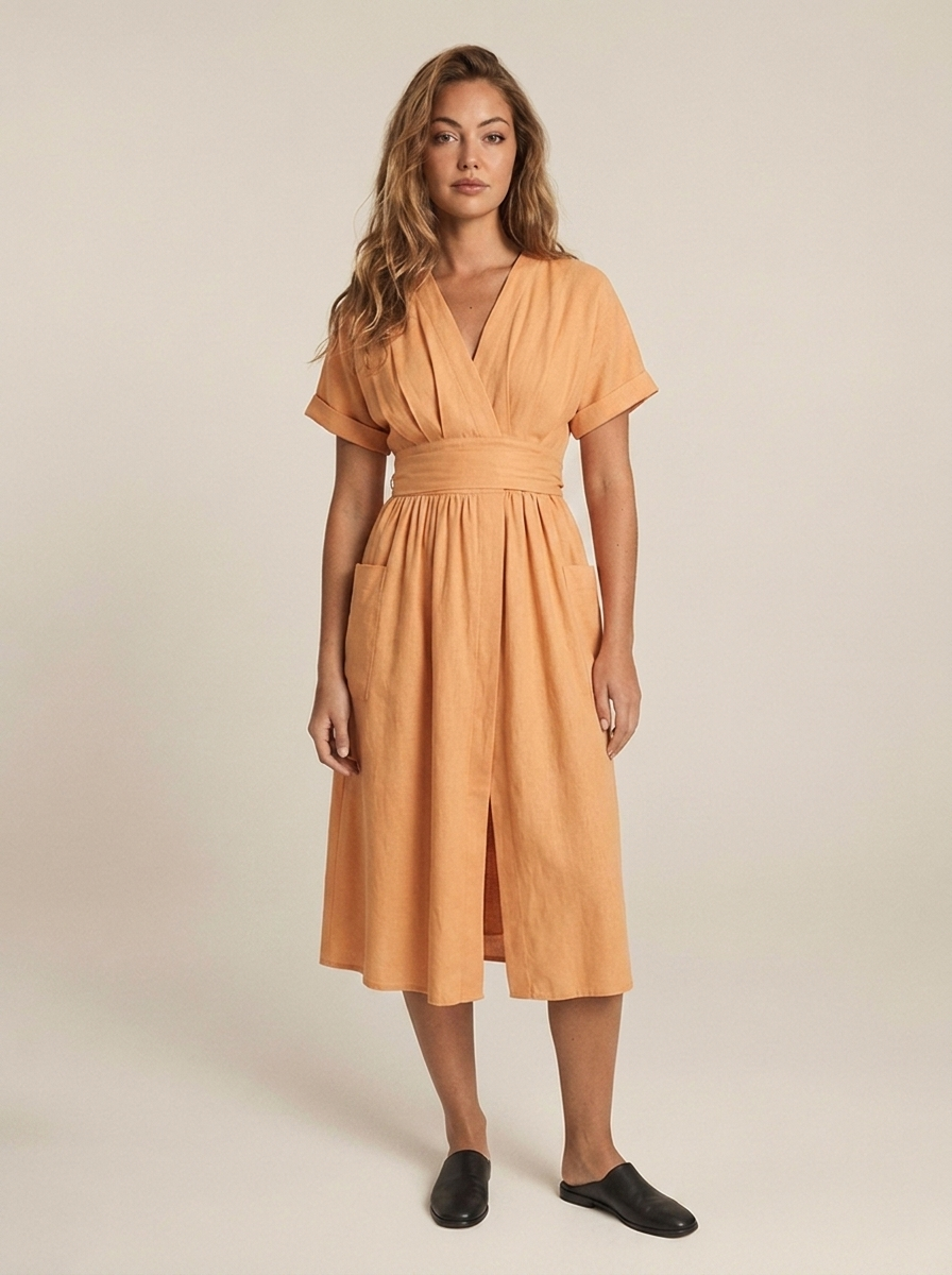 Robe Florence Abricot