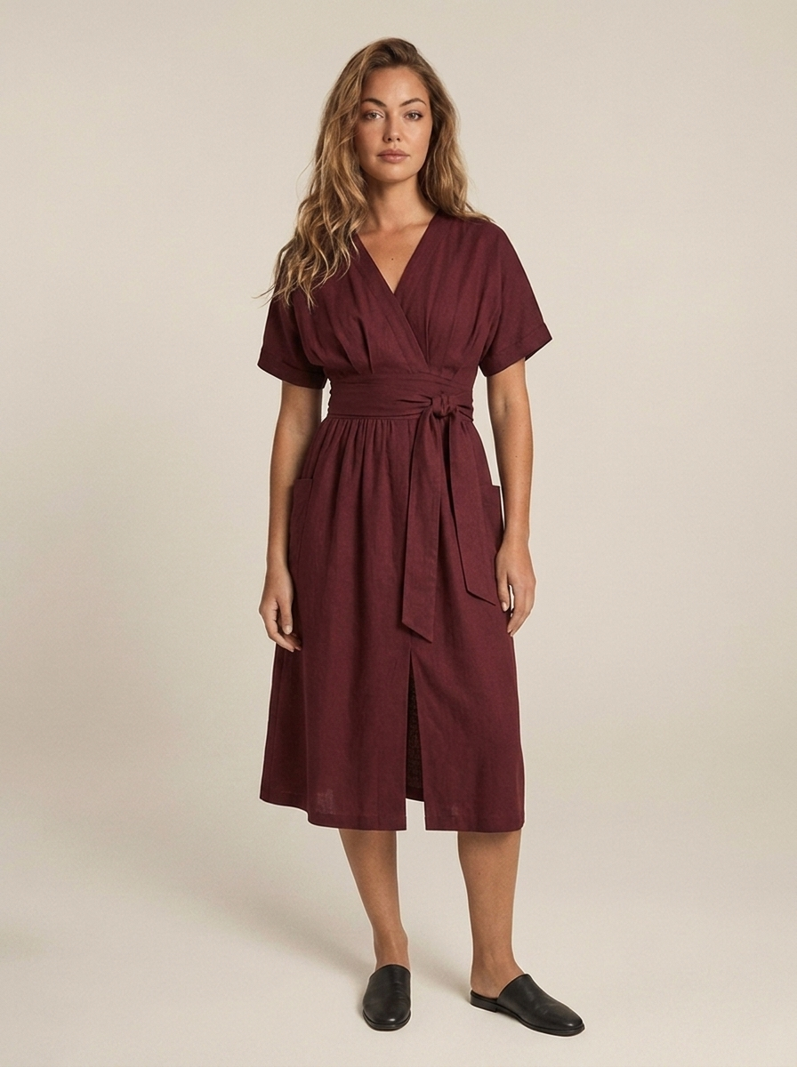 Robe Florence Bordeaux