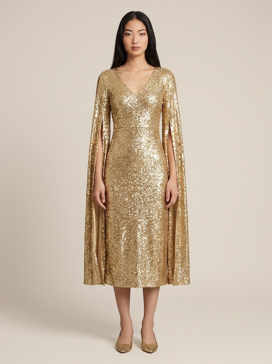 Isaure Dress – Gold