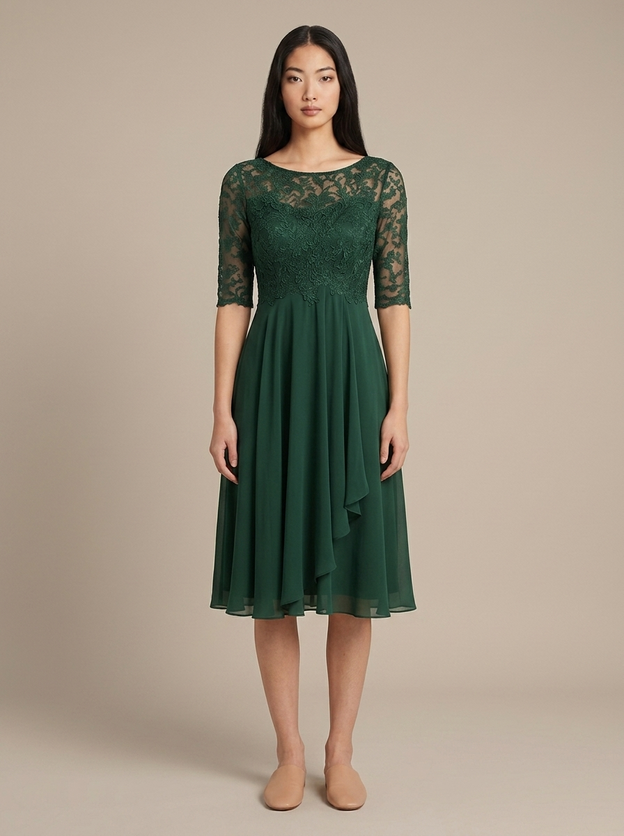 Robe Orianne Vert fonce