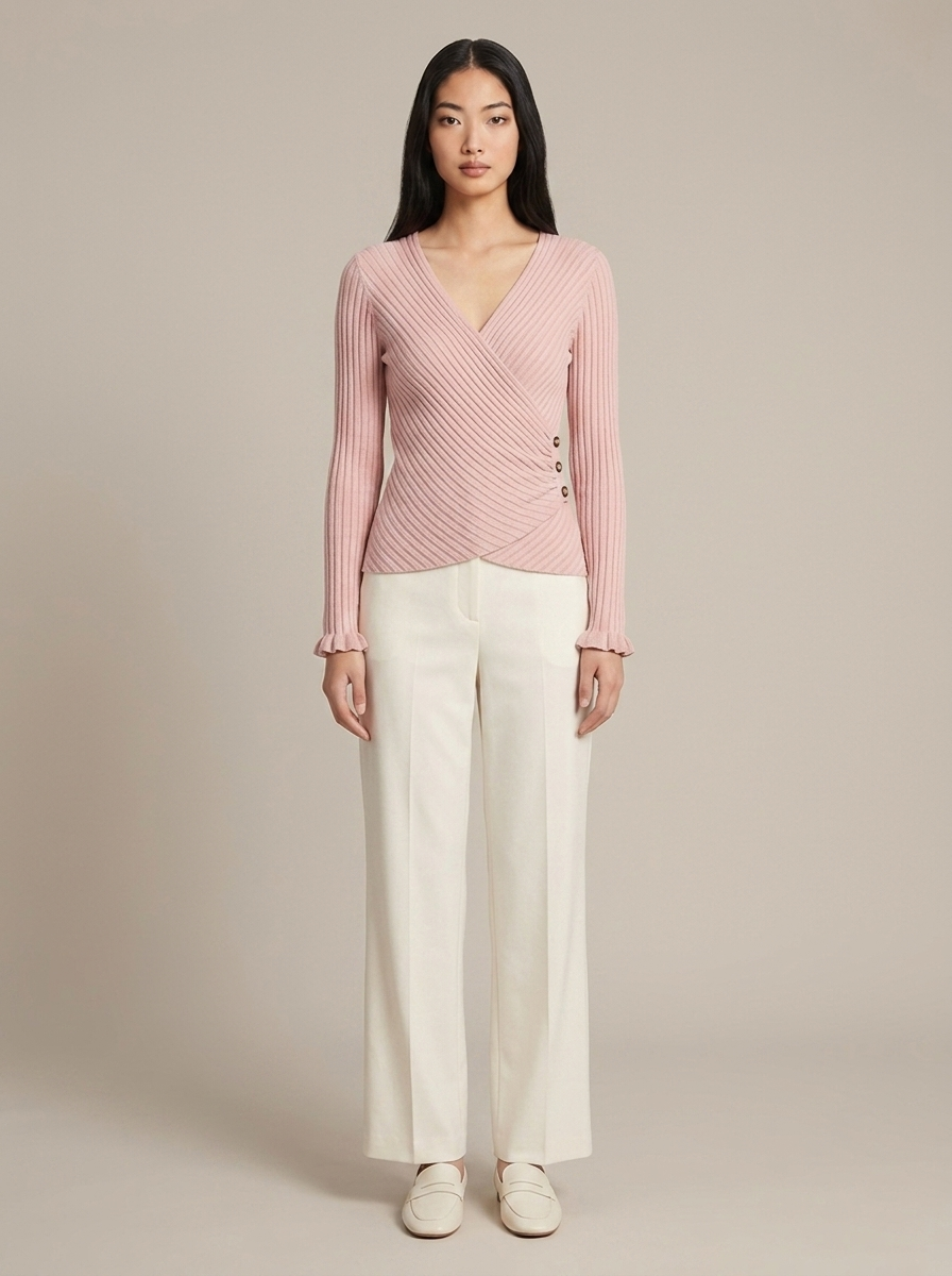 Top Sabine Rose poudre