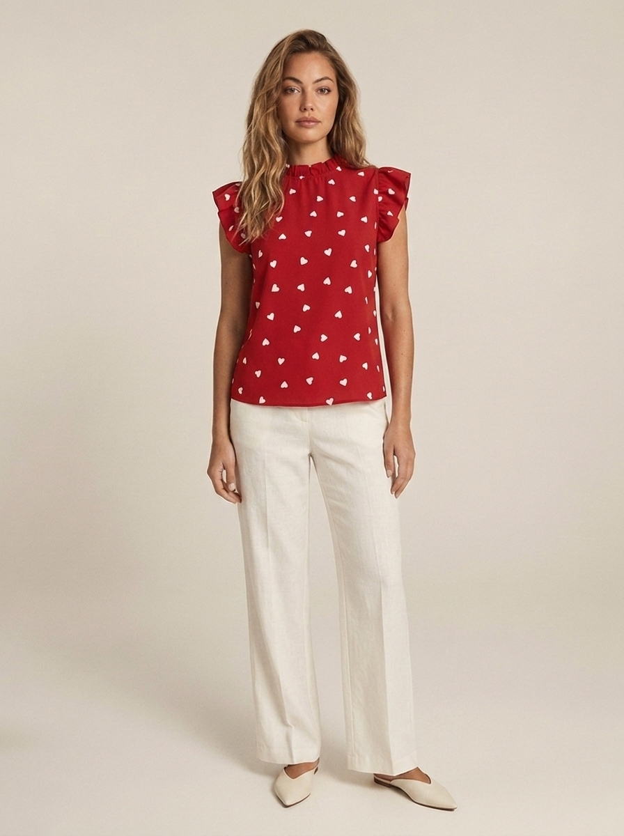 Top Sidonie Rouge