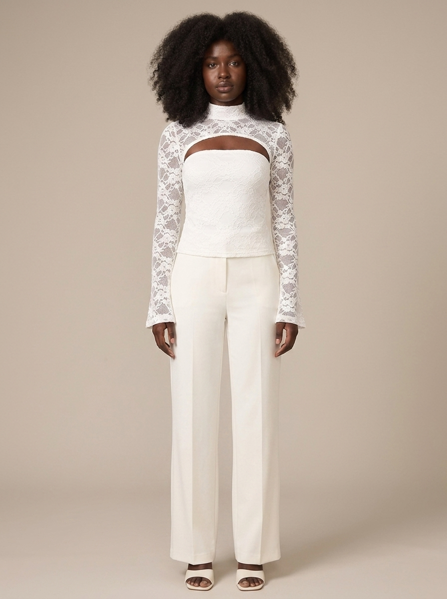 Top Solene Blanc