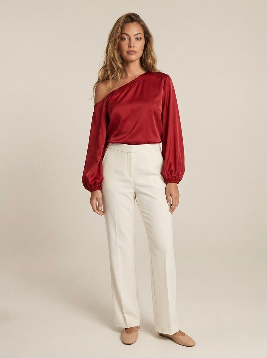 Chemisier Agathe Rouge