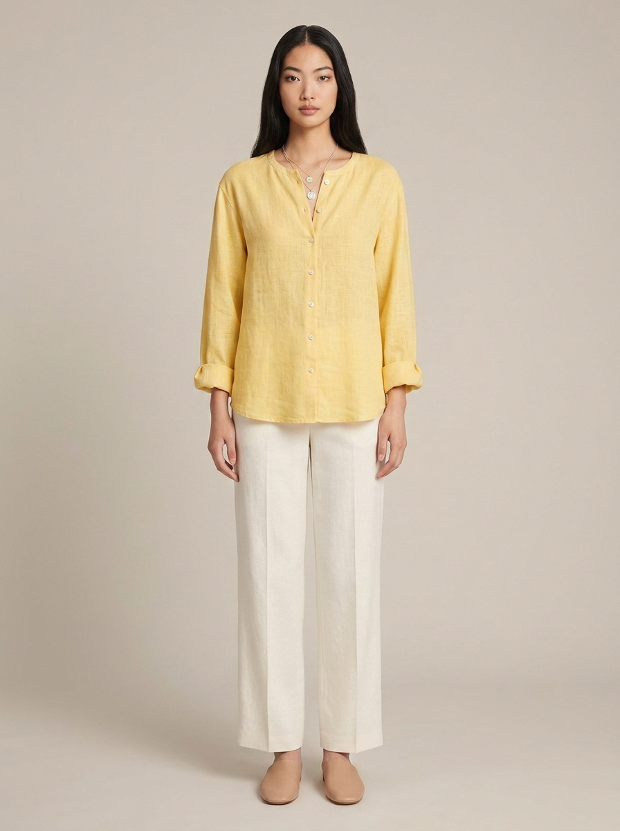 Chemisier Armelle Jaune