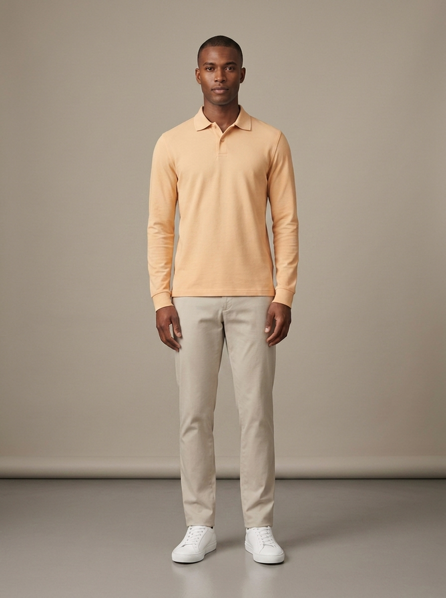 Polo Florent Abricot clair