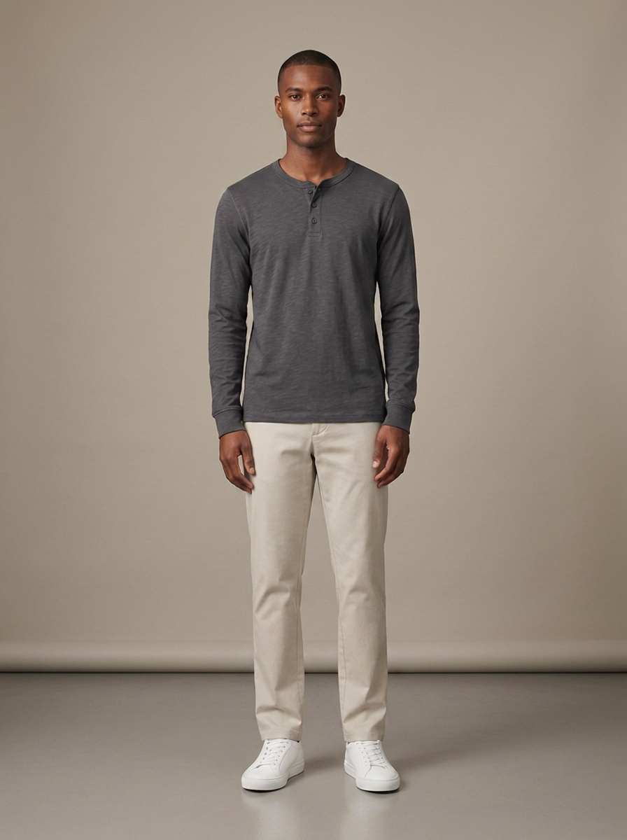 Chemise Andre Gris fonce