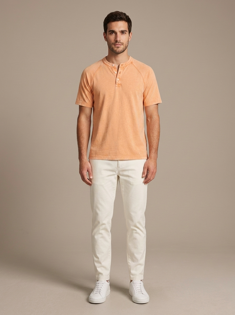 Chemise Armand Abricot
