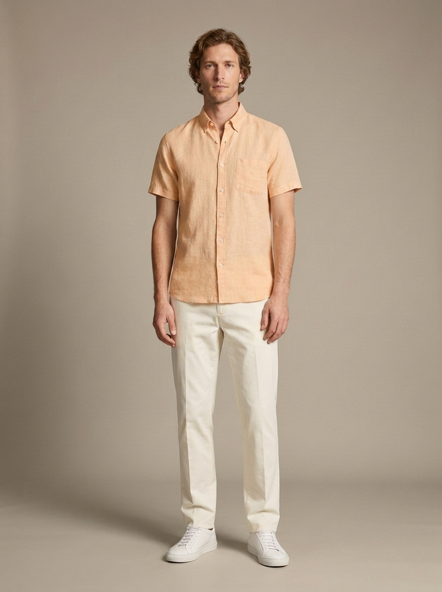 Chemise Arthur - Abricot