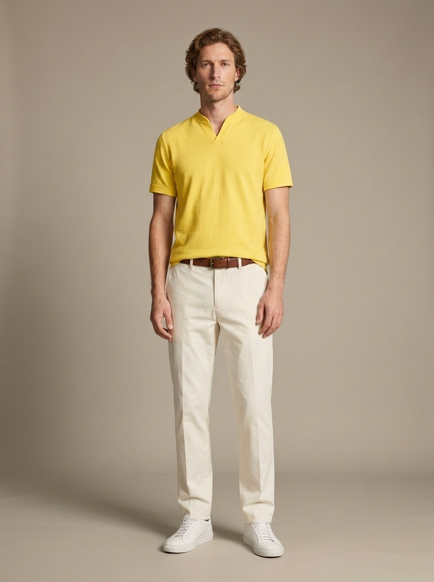 Chemise Basile - Jaune vif