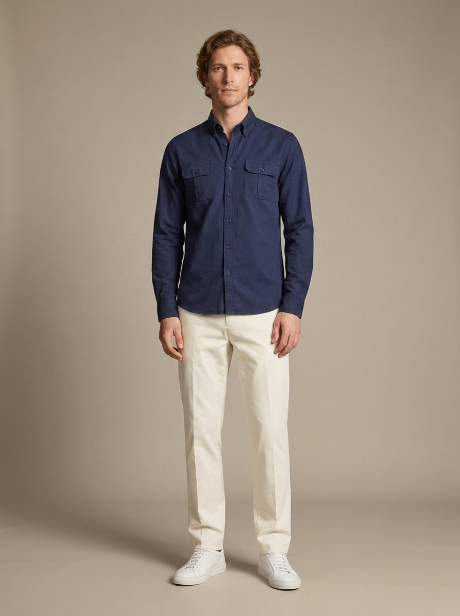 Chemise Emile - Bleu marine