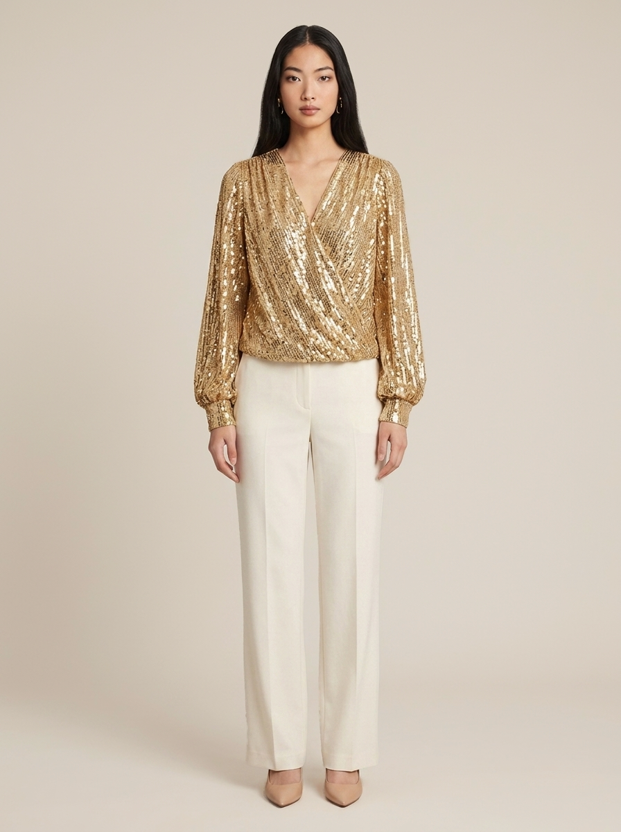 Honorine Blouse – Gold