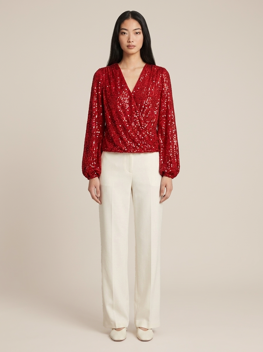 Honorine Blouse – Red