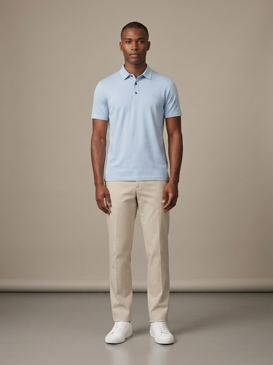 Polo Gaspard - Bleu clair