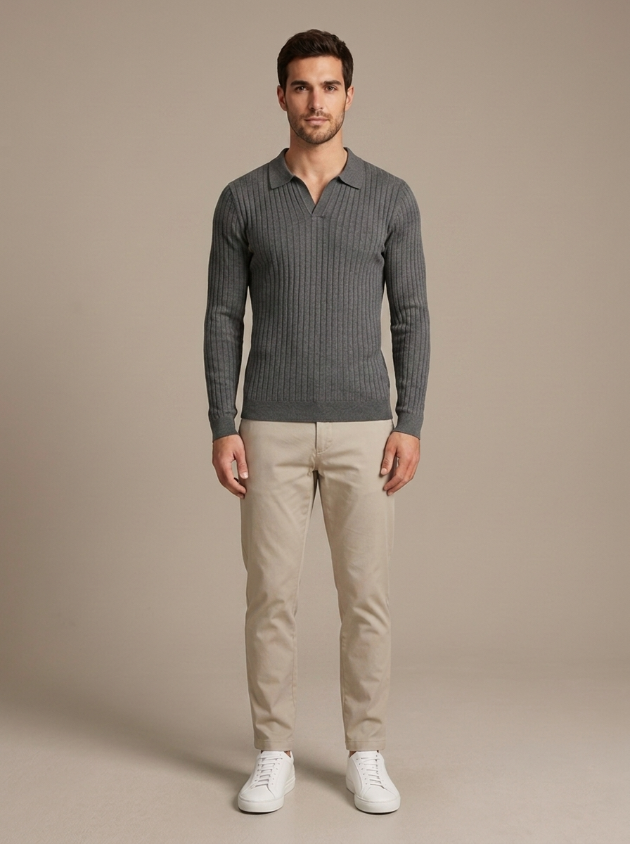 Polo Guillaume - Gris fonce