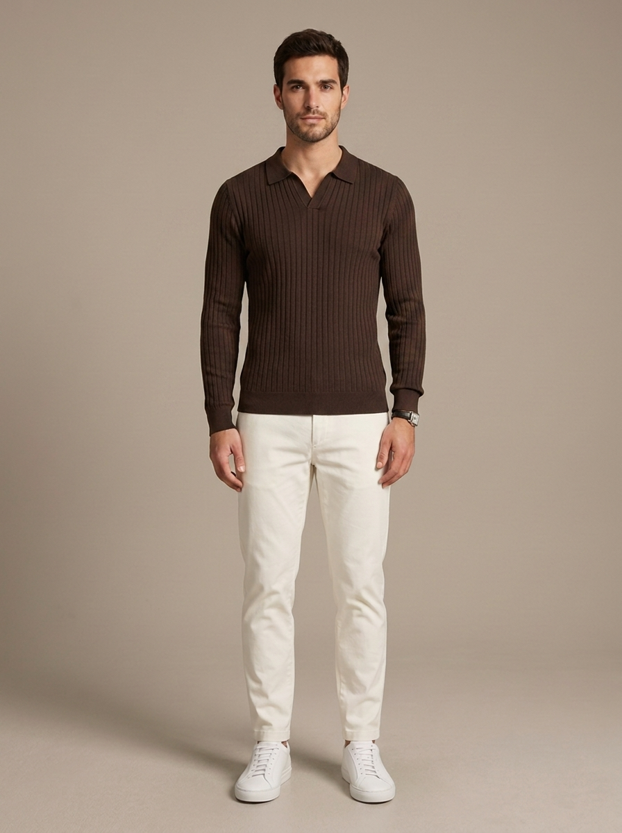 Polo Guillaume - Marron fonce