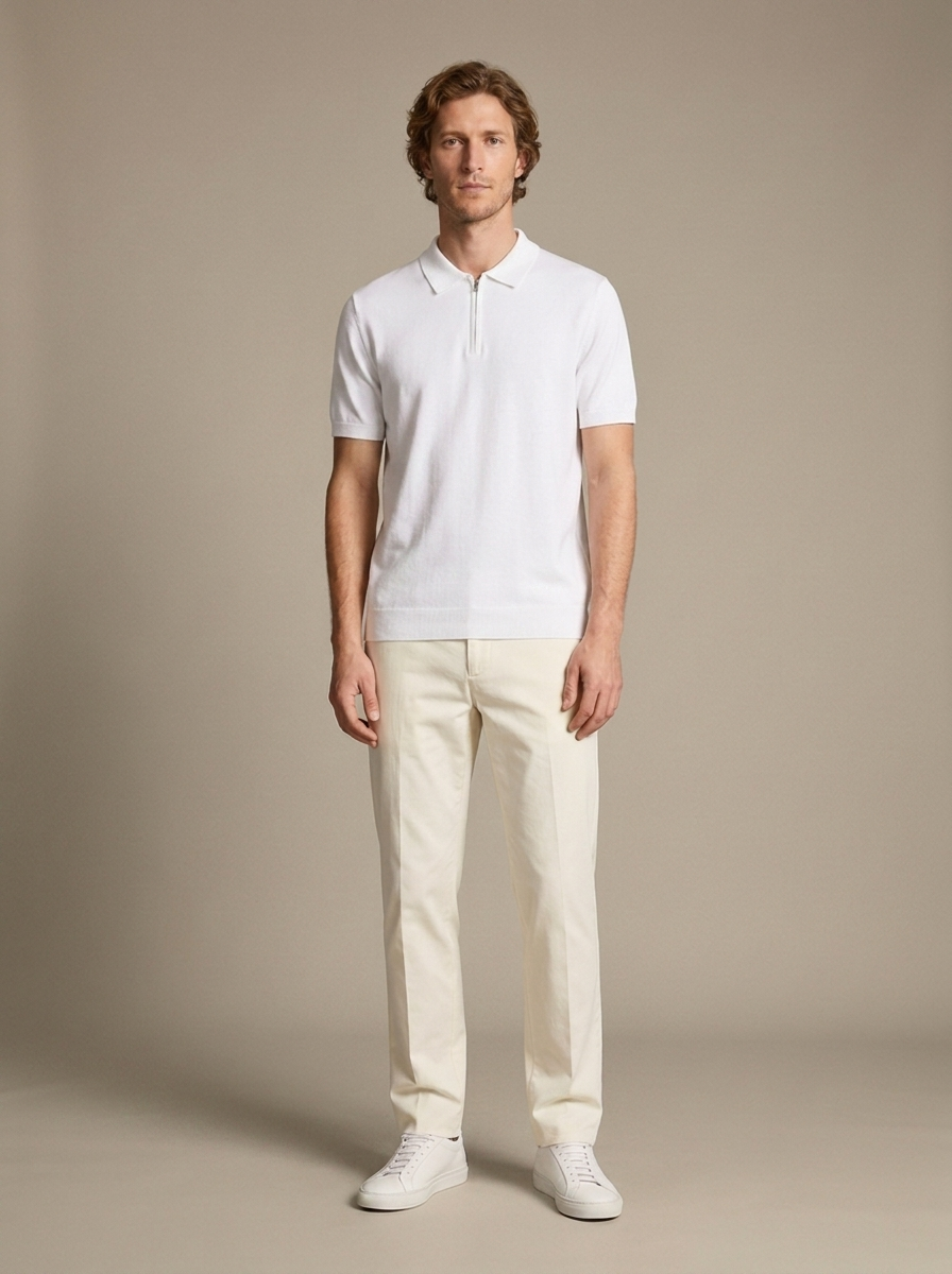 Polo Hippolyte - Blanc