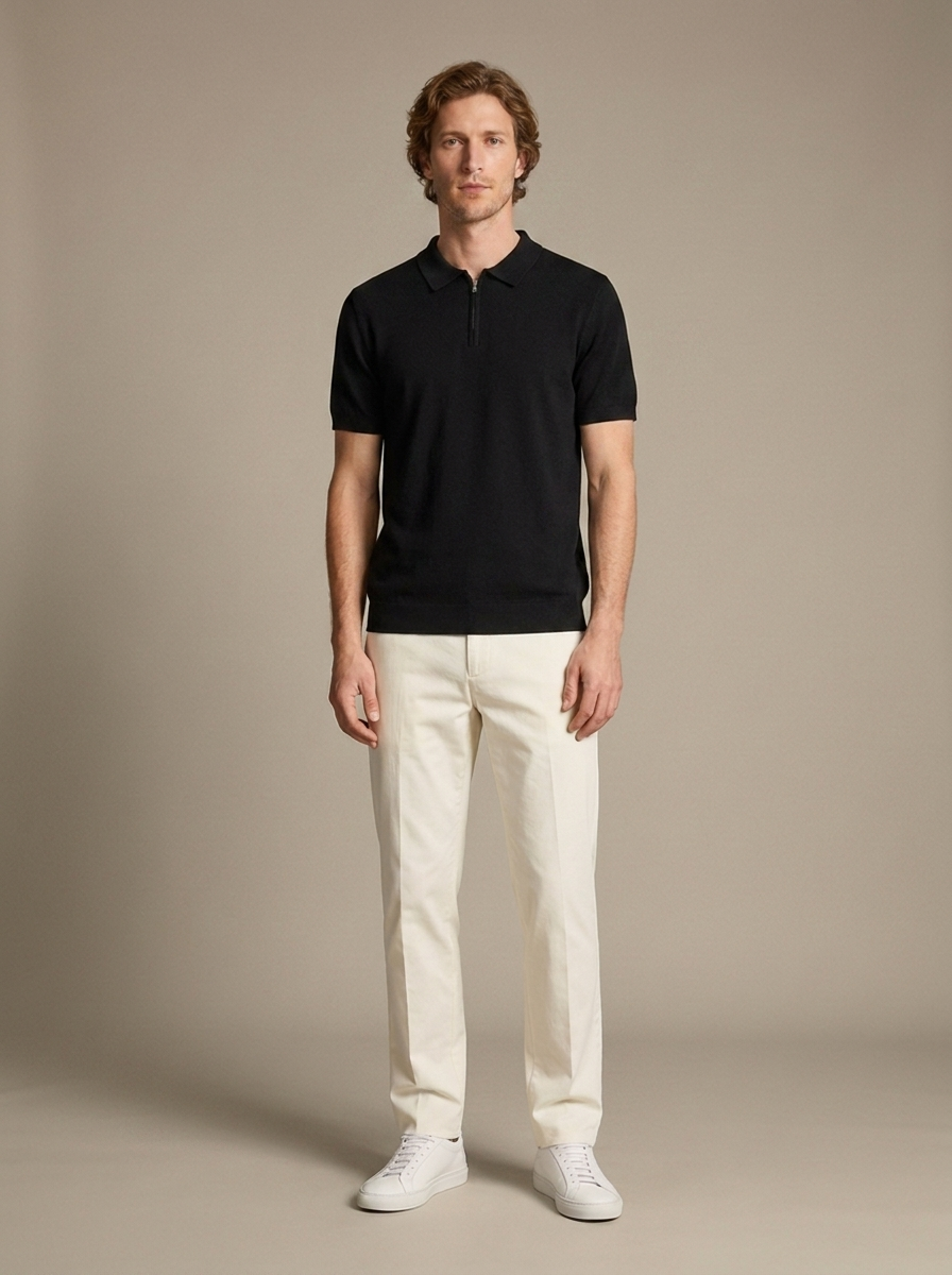 Polo Hippolyte - Noir