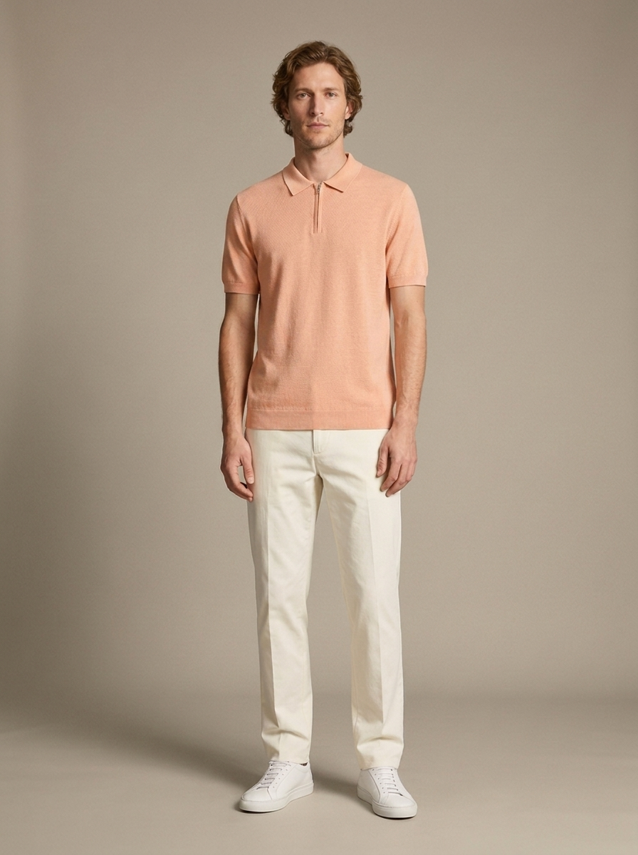 Polo Hippolyte - Abricot