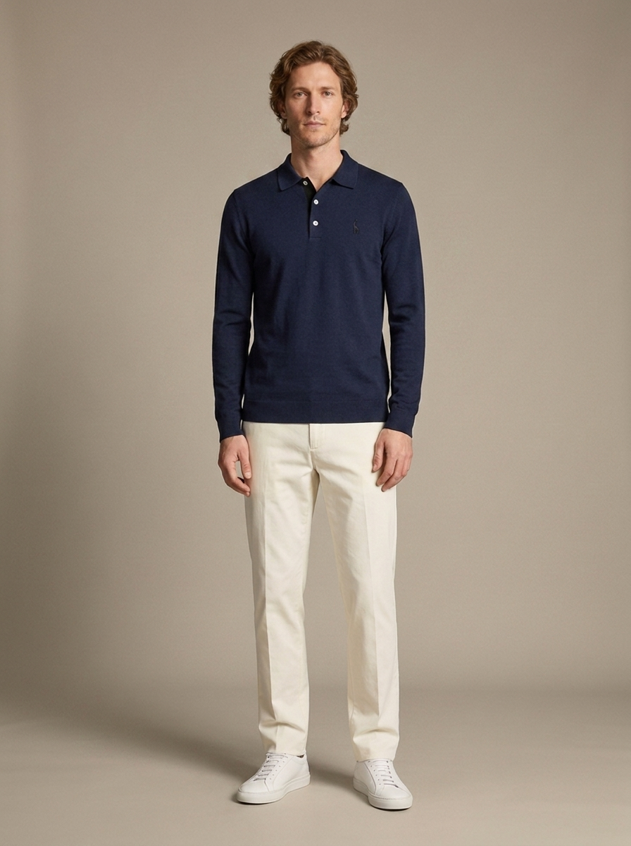 Polo Julien - Bleu marine