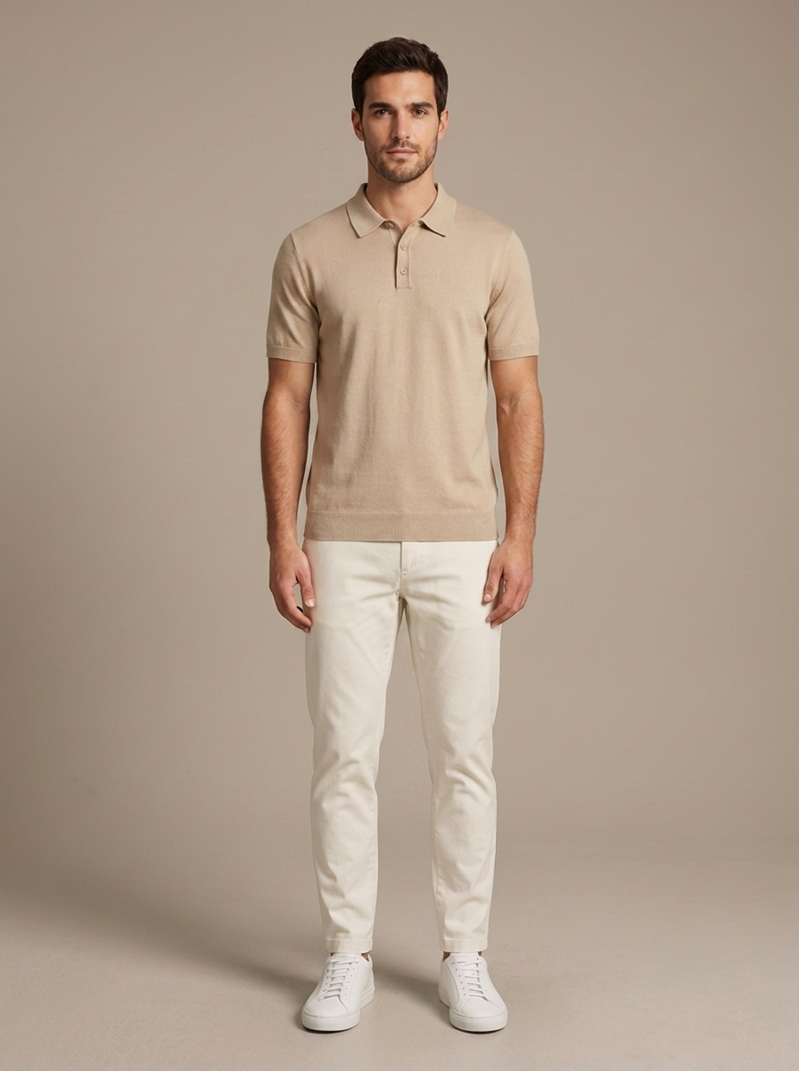 Polo Laurent - Beige