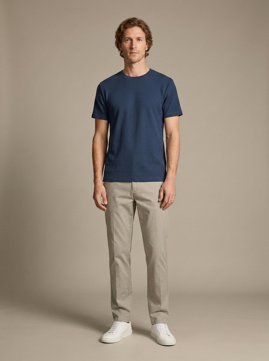 T-shirt Damien - Bleu fonce